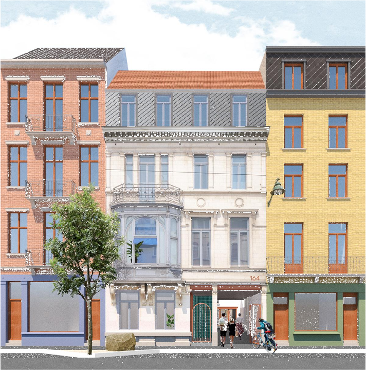 Image fictive de la future Halle Alimentaire de Saint Gilles